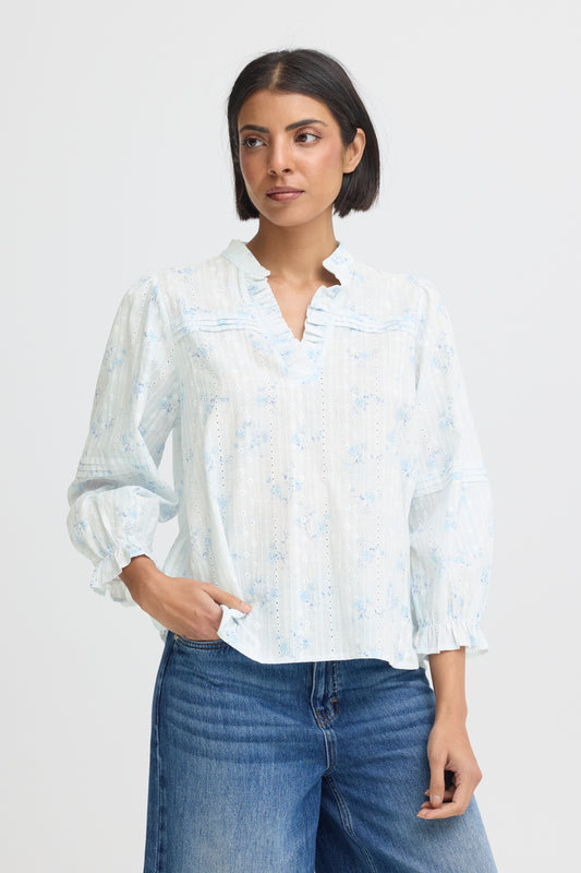 Pulz Bellarose Floral Blouse