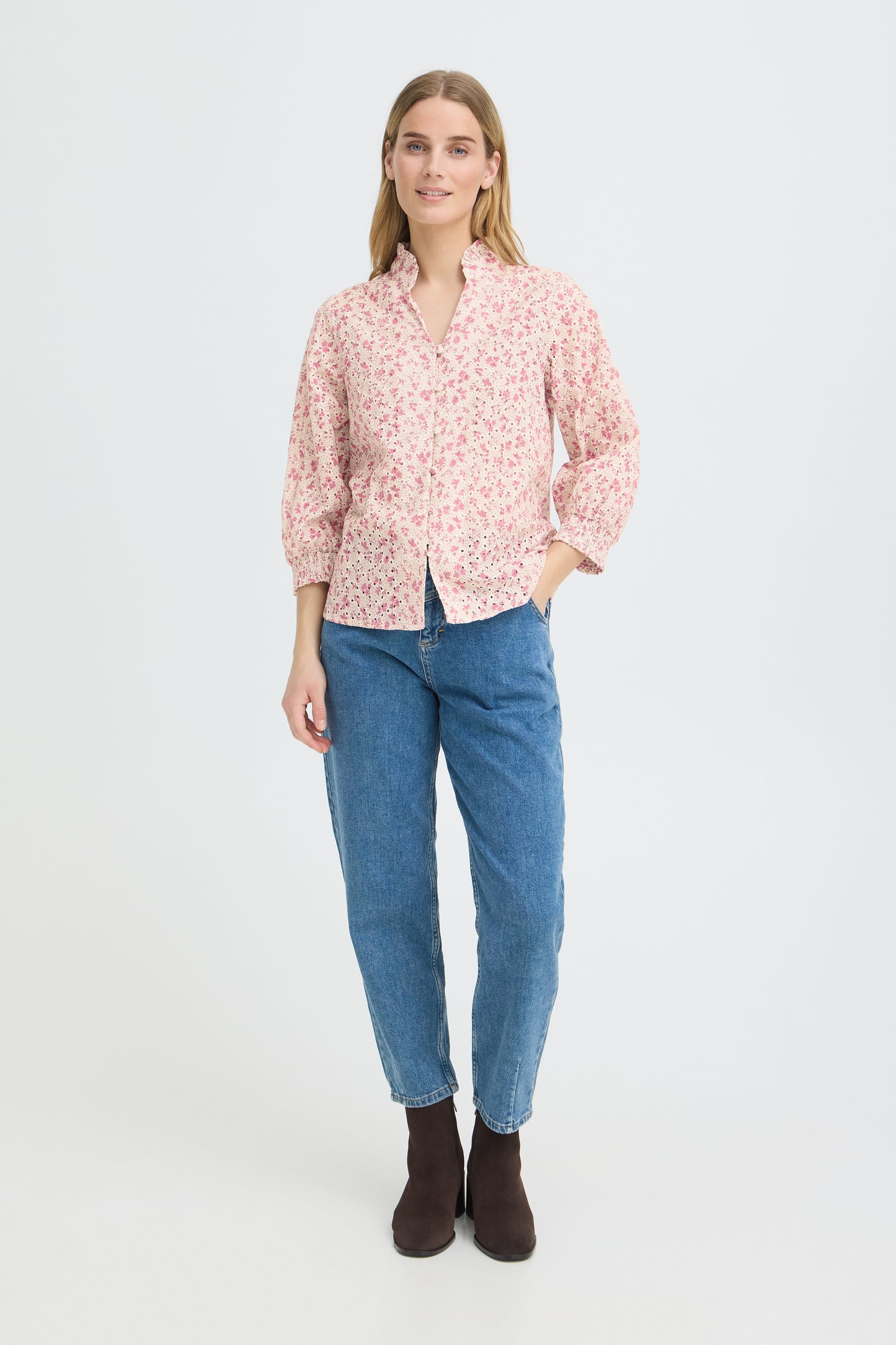 Pulz Jeans Dolores 3/4 Sleeve Blouse