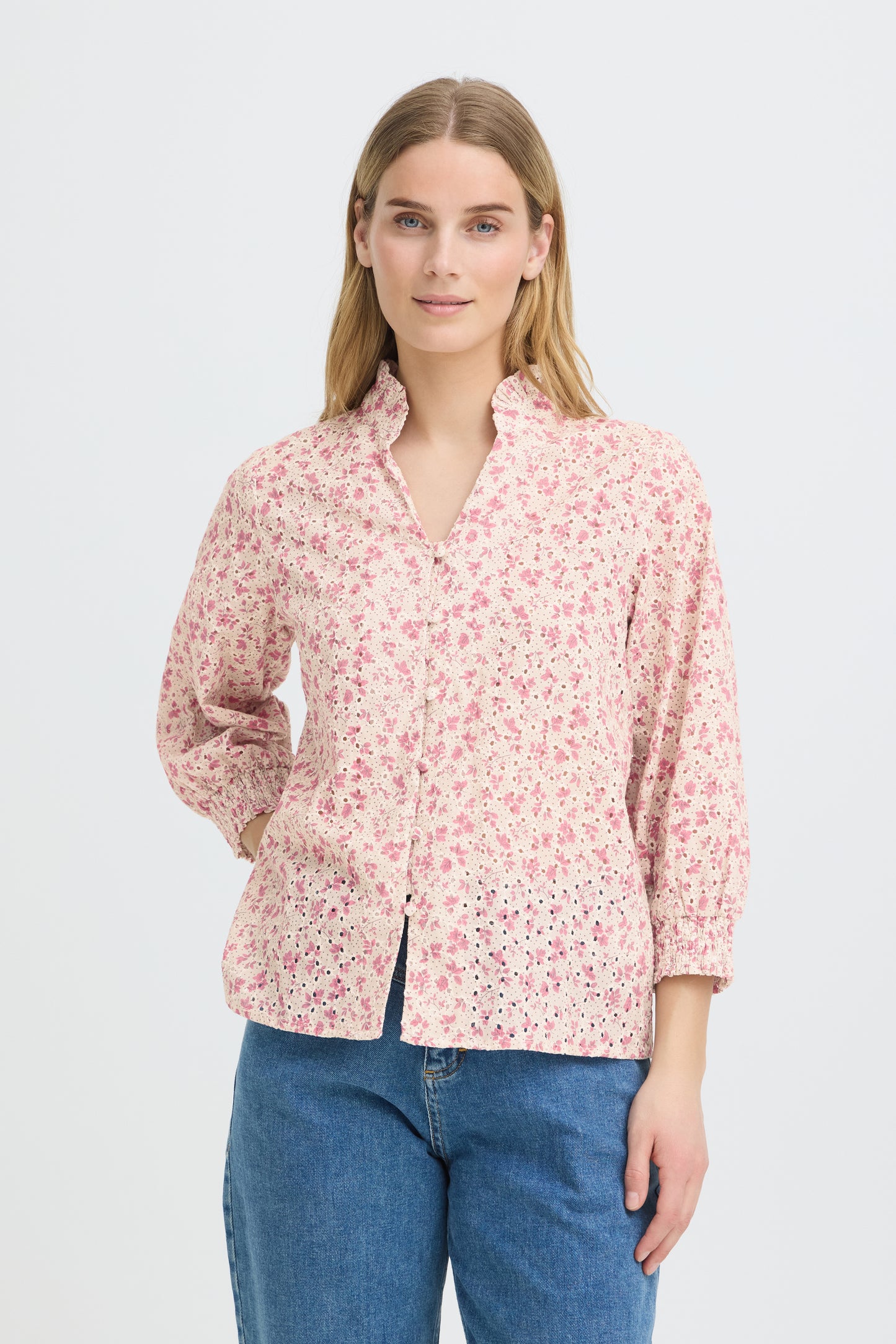 Pulz Jeans Dolores 3/4 Sleeve Blouse