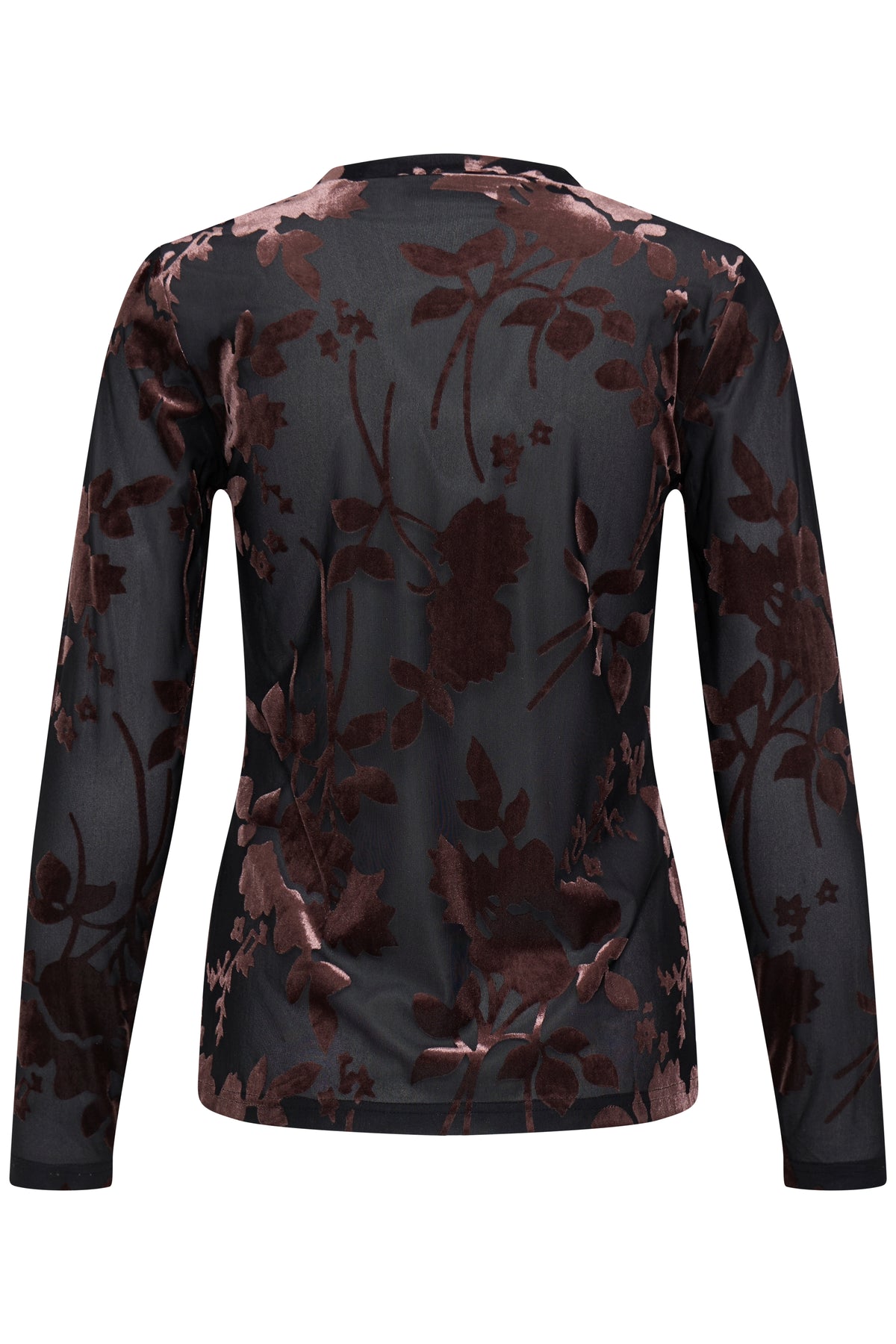 Pulz Felina Velvet Floral Top