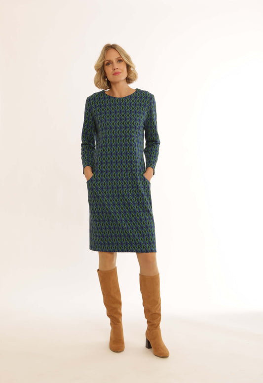 Pomodoro Diamond Jacquard Dress