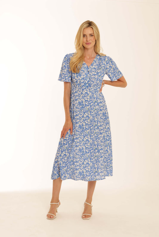 Pomodoro Ditsy Tea Dress