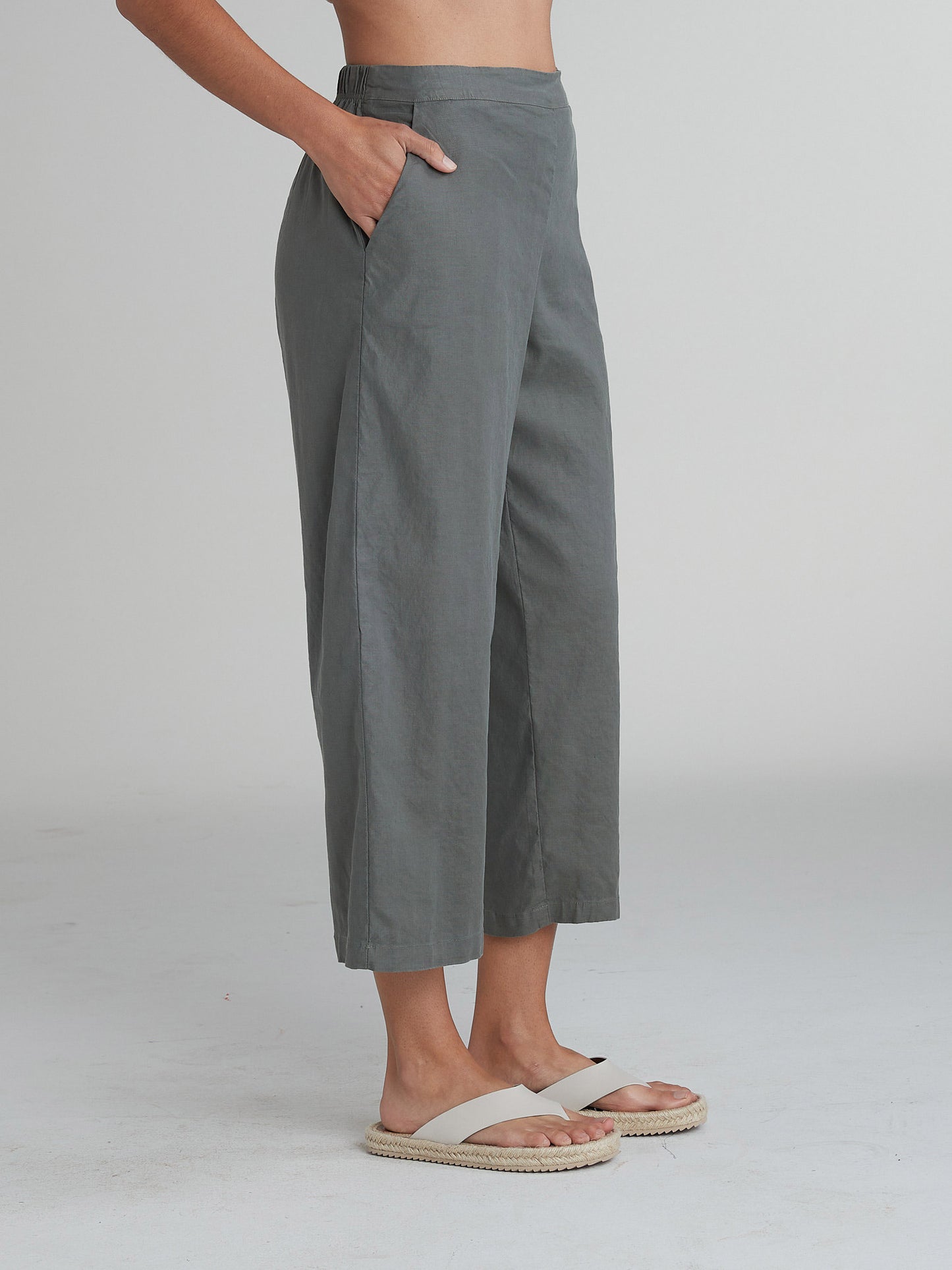 Cut Loose Wide Leg Tencel Trousers