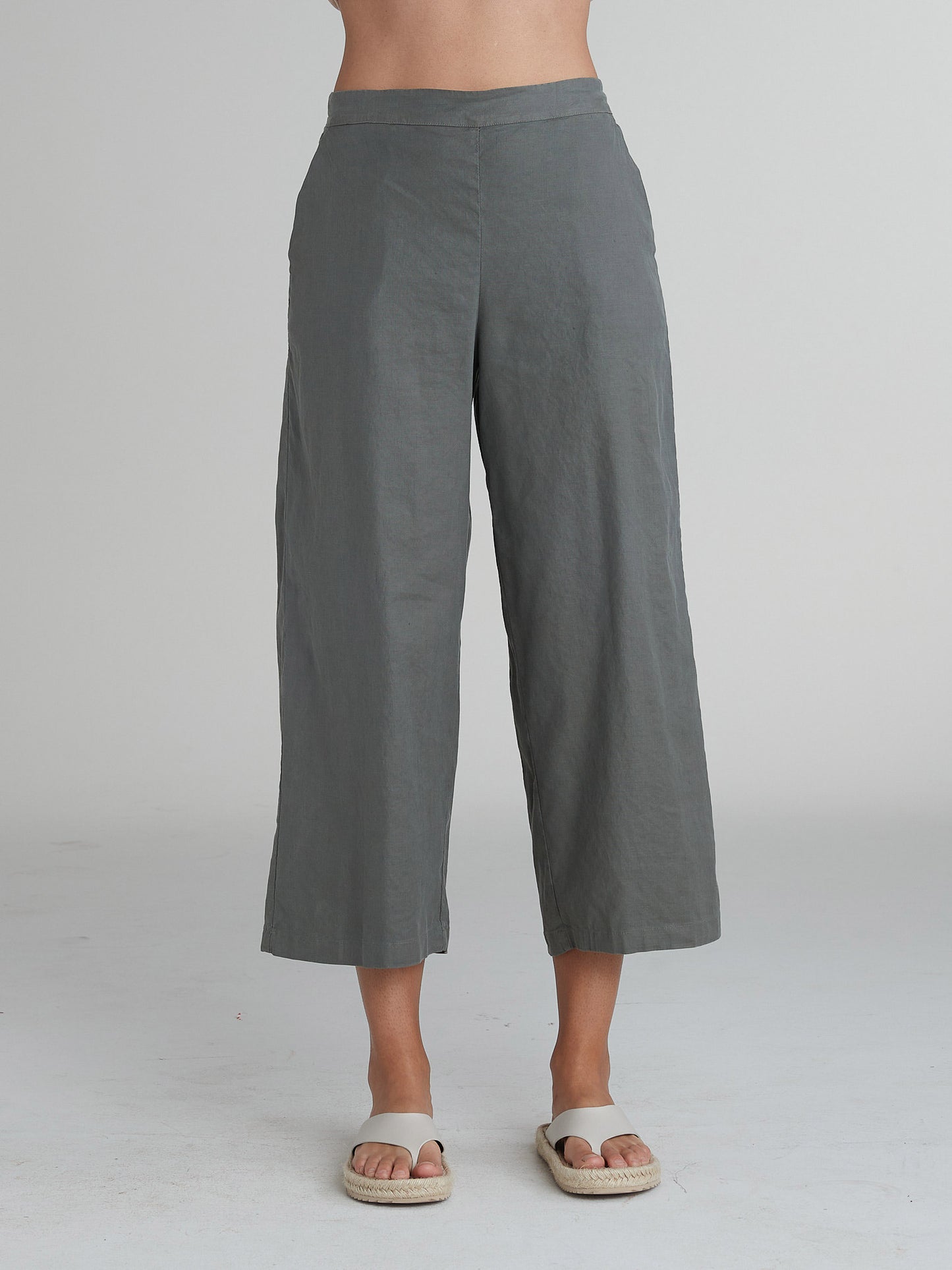 Cut Loose Wide Leg Tencel Trousers