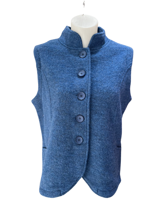 See Saw Boiled Wool Vest
