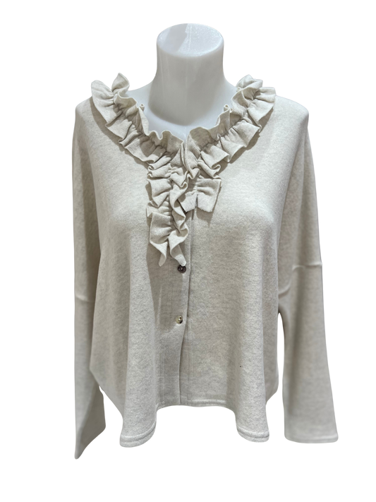 Neirami Ruched Cardigan