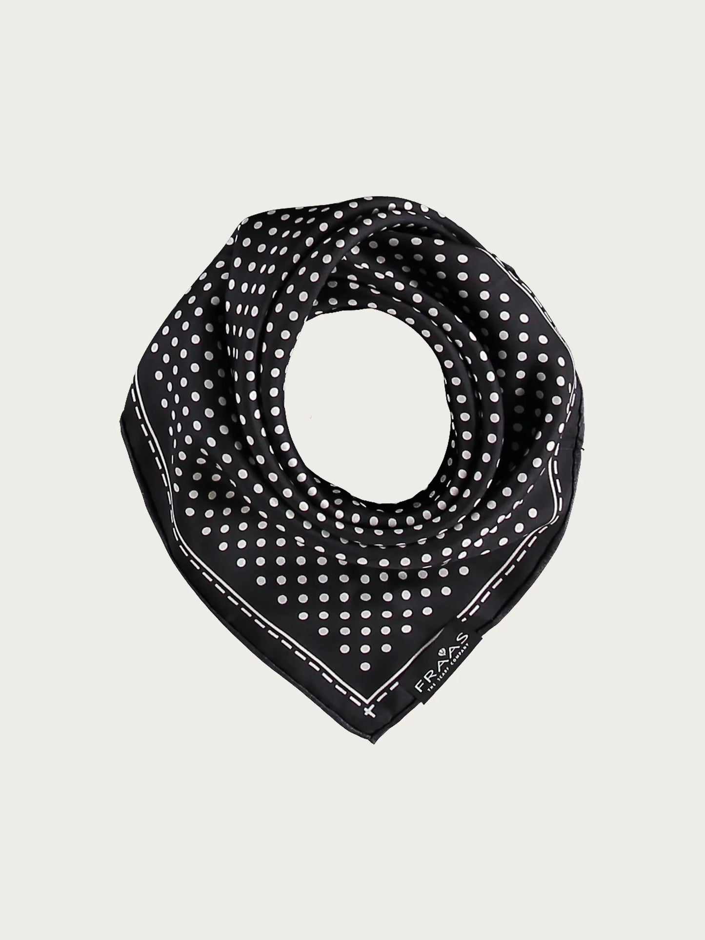 Fraas Dot SIlk Neckerchief