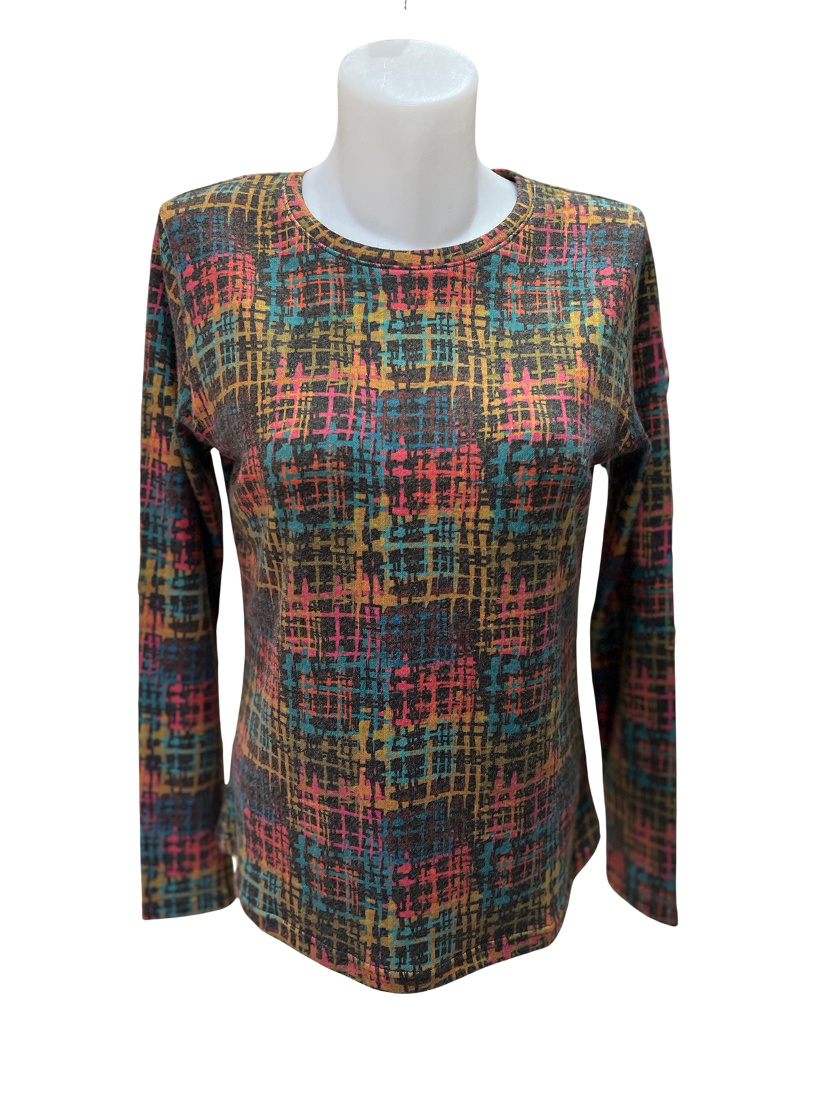 Iodena Multicolour Grid Top