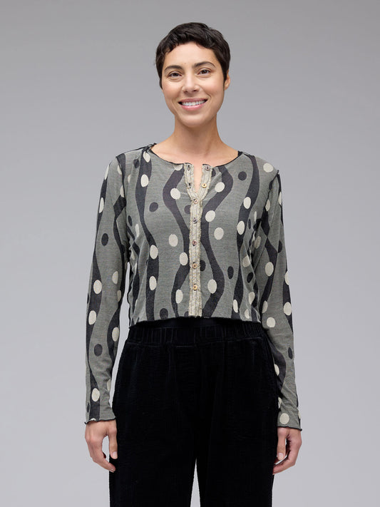 Cut Loose Jacquard Cardigan