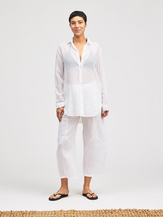 Cut Loose A-Line Check Shirt