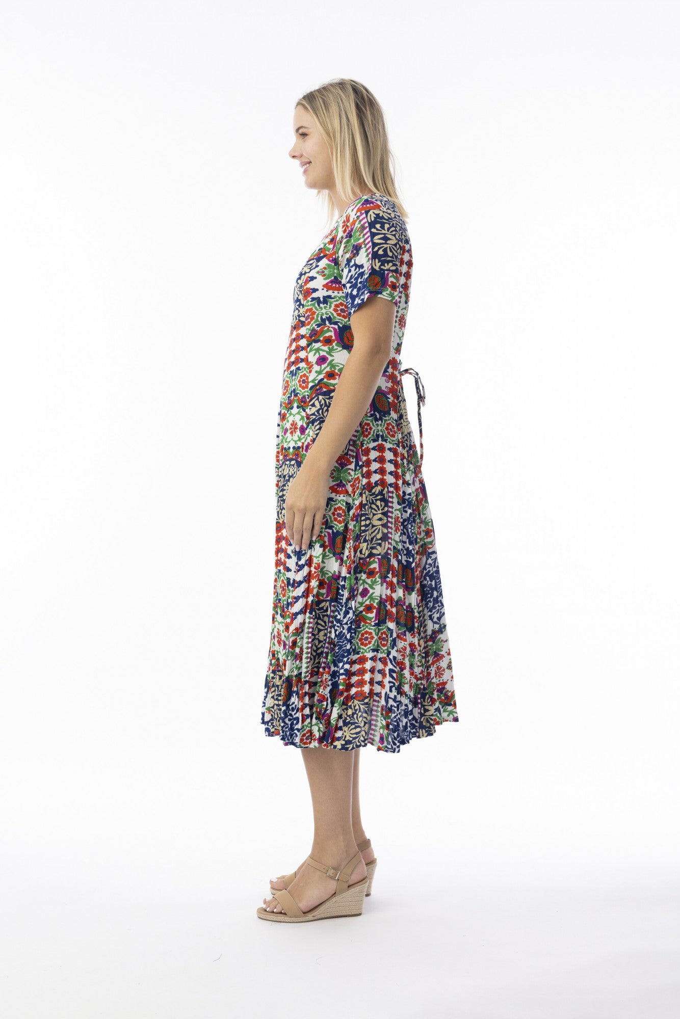 Orientique Buzios Godet Dress