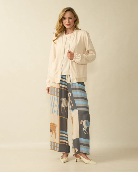 Deck by Decollage O/S Horse Print Trousers