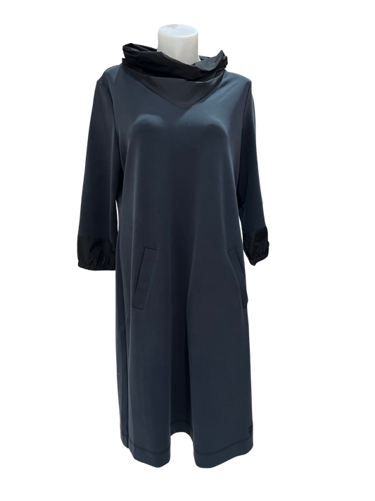 Amber & Moon Funnel Neck Dress