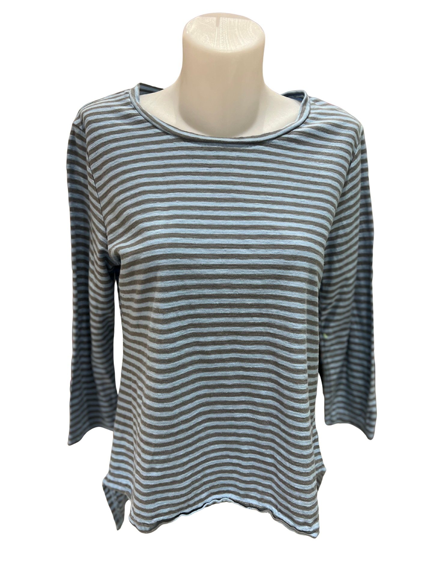 Cut Loose Stripe Hi-Low Top