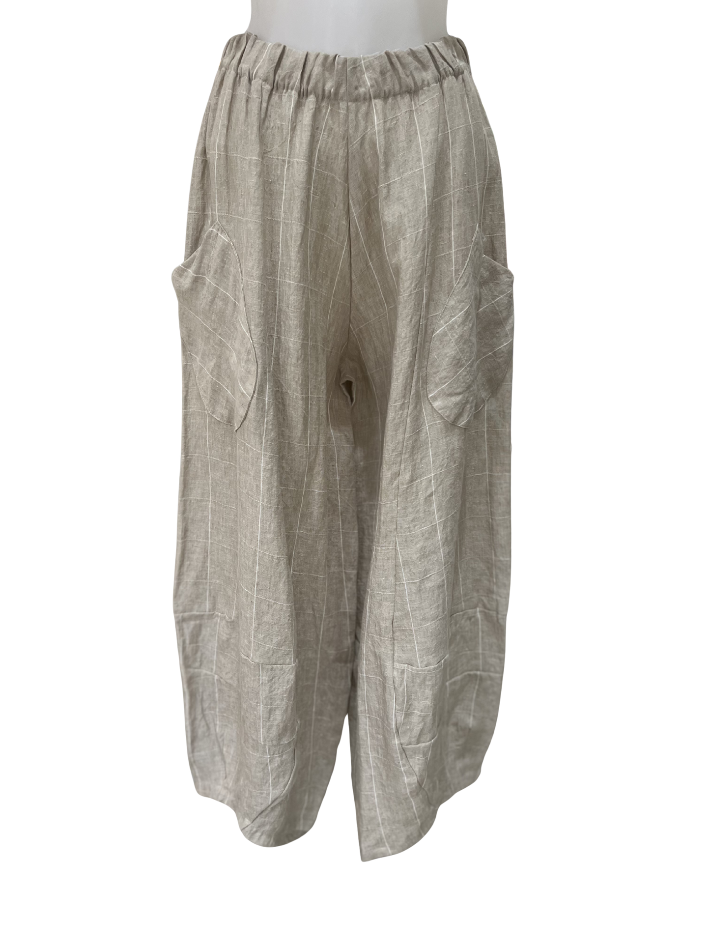 Mama B Pace Linen Trousers