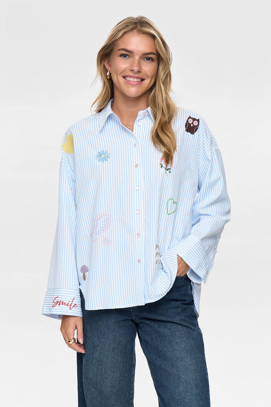Numph NuAshley Embroidery Shirt