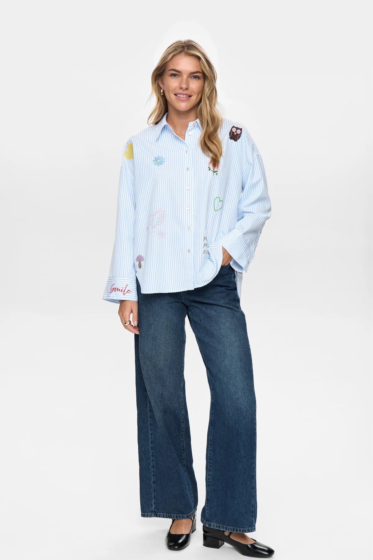 Numph NuAshley Embroidery Shirt