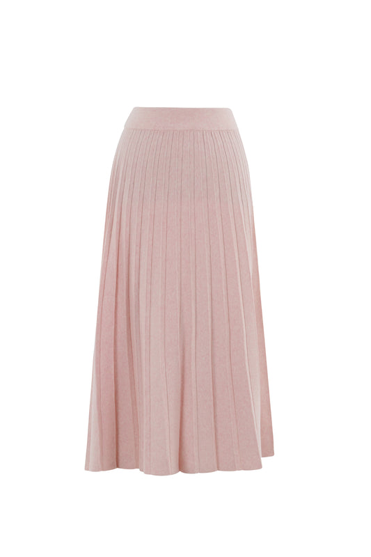 Marble Knit Long Skirt