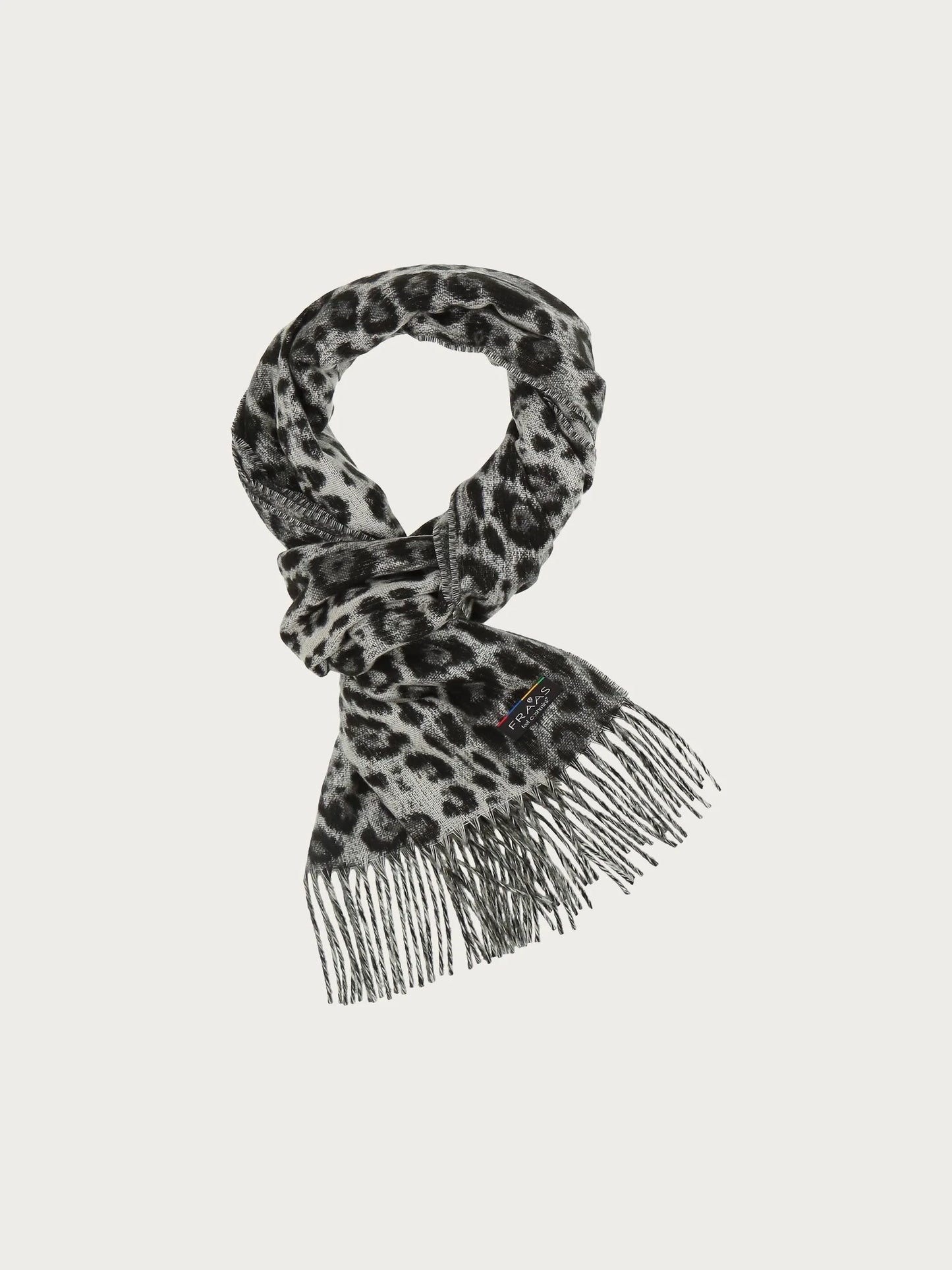 Fraas Snow Leopard Cashmink Scarf