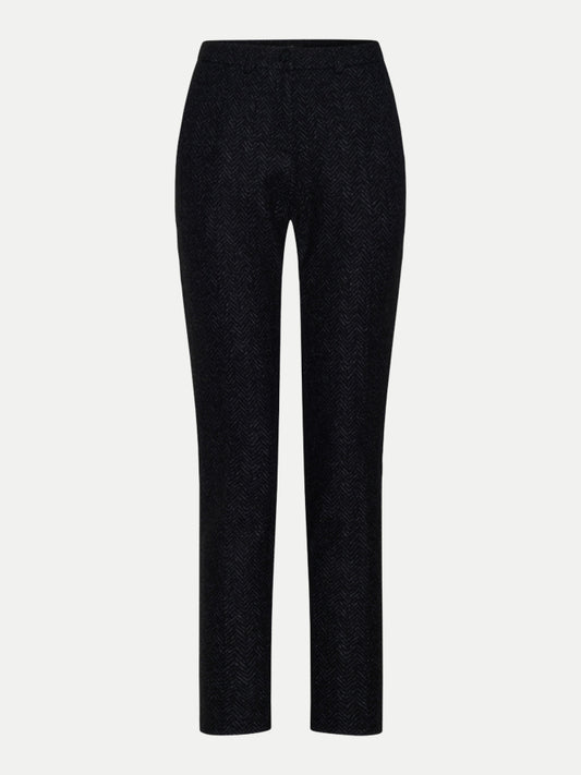 Brax Dark Grey/ Black Pattern Maron S Trousers