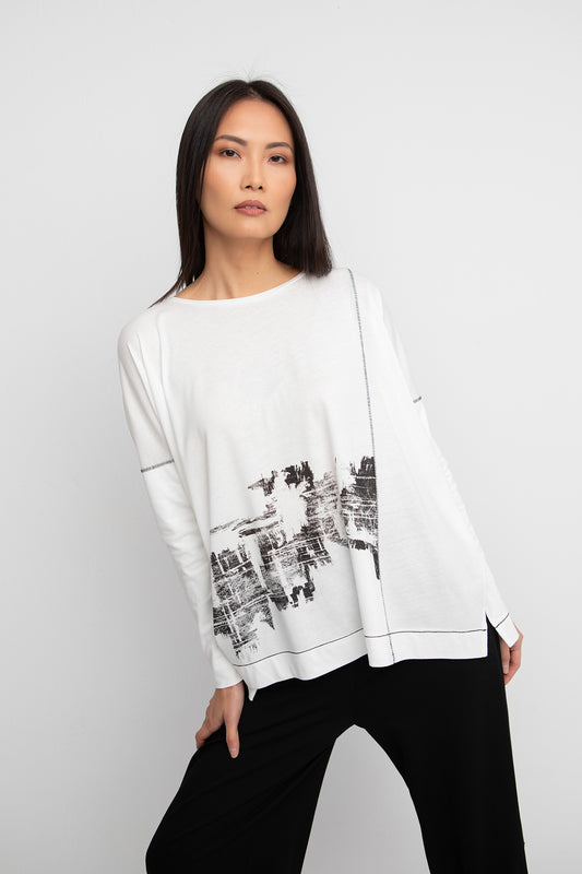 Ozai N Ku Off White Top