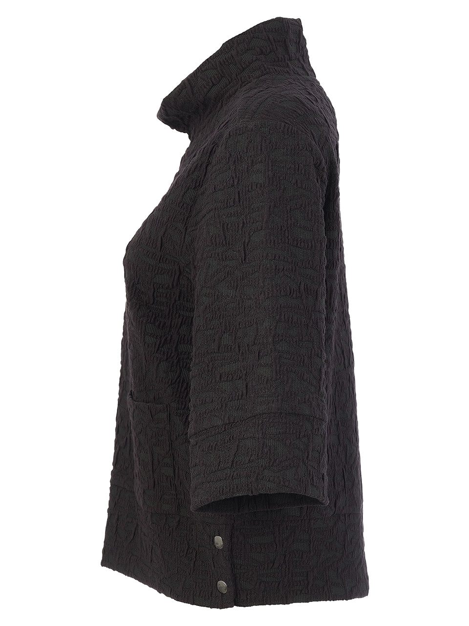 Dolcezza Textured High Neck Top