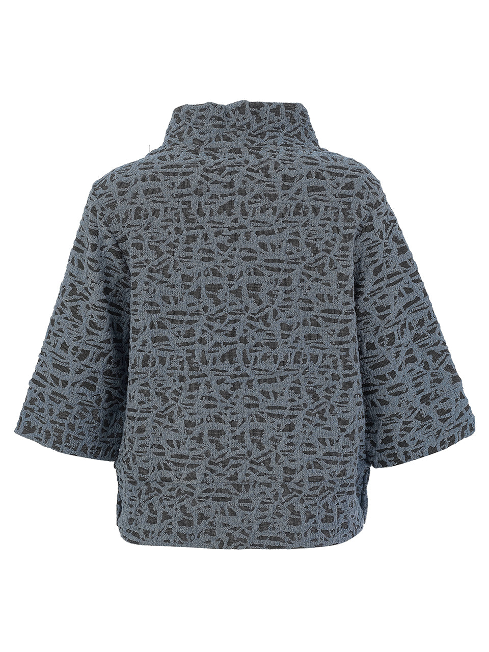 Dolcezza Textured High Neck Top
