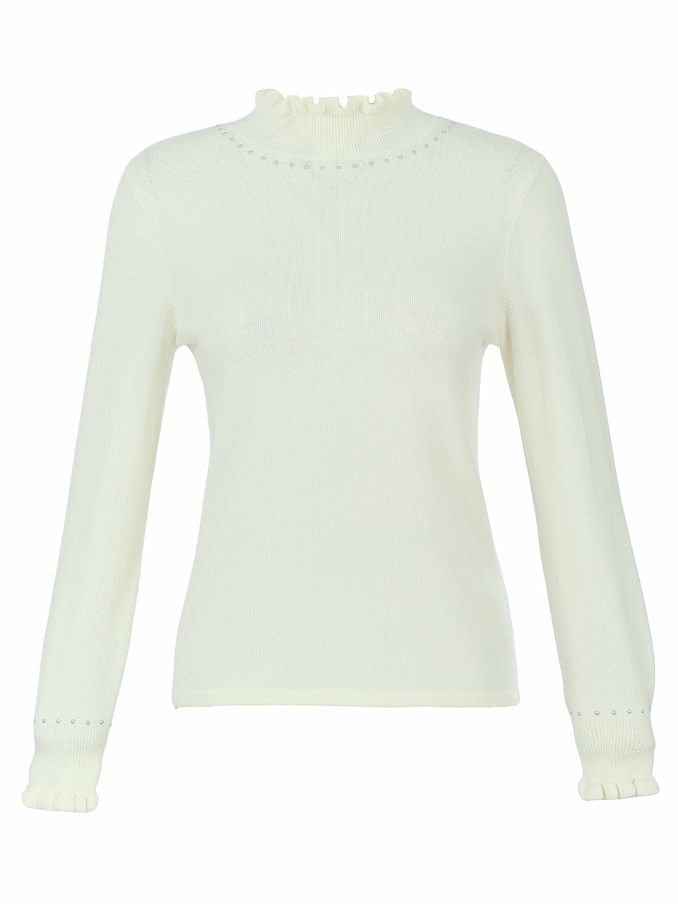 Dolcezza Frill Neck Jumper