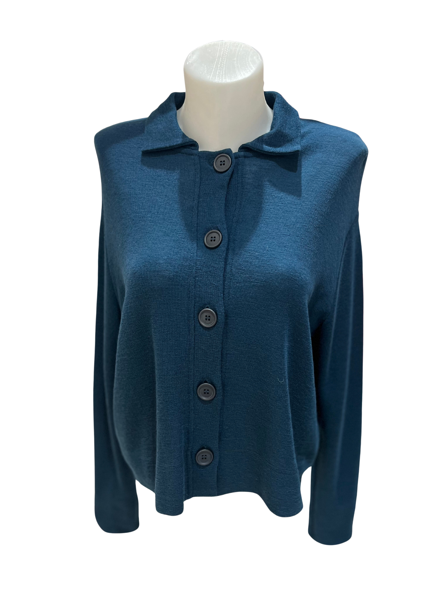 By Basics Merino Boxy Cardigan