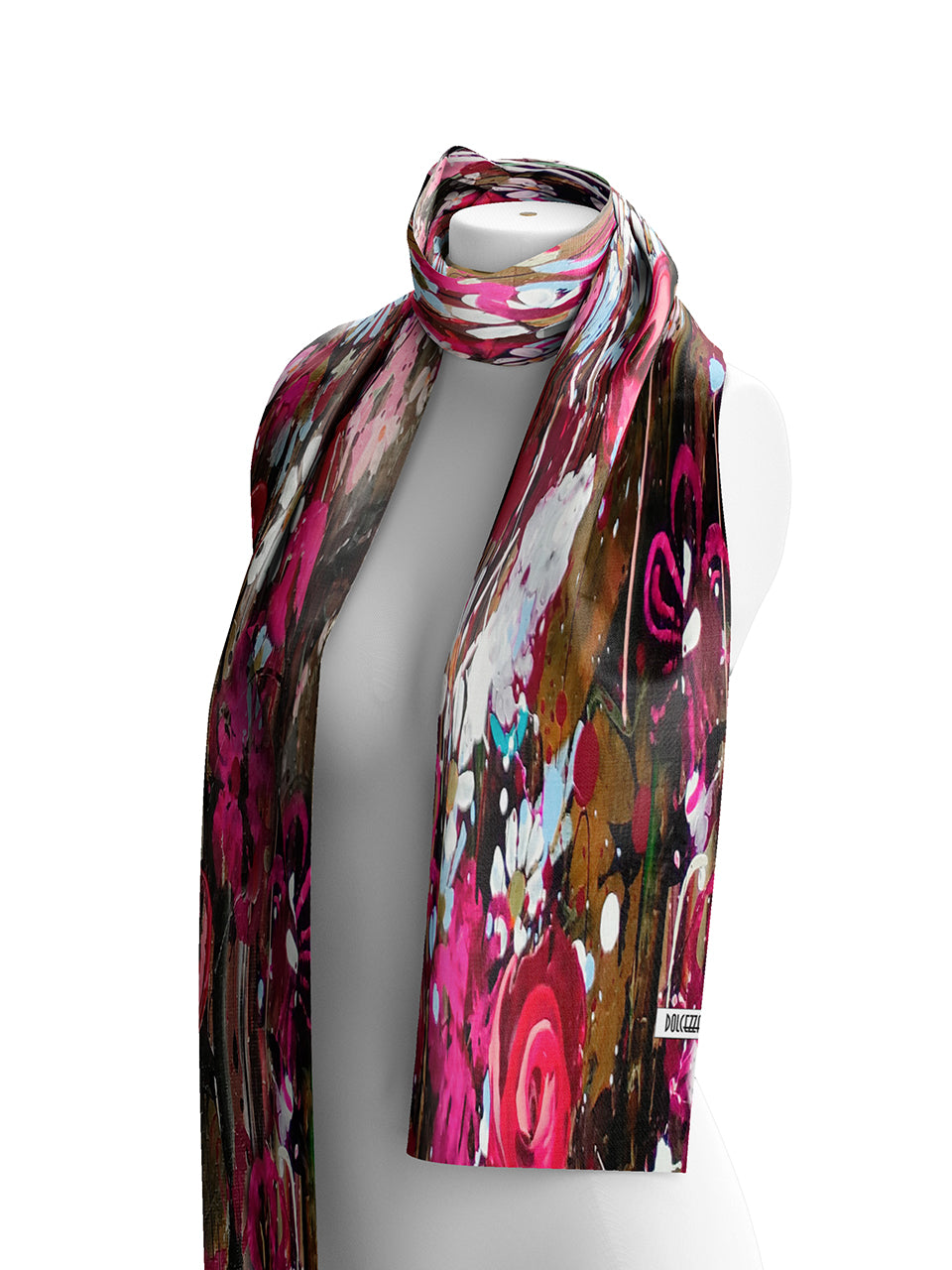 Dolcezza Wild Rose Forest Scarf