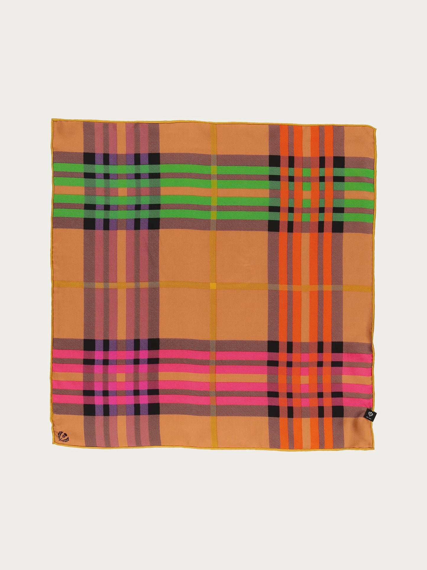 Fraas Plaid Silk Neckerchief