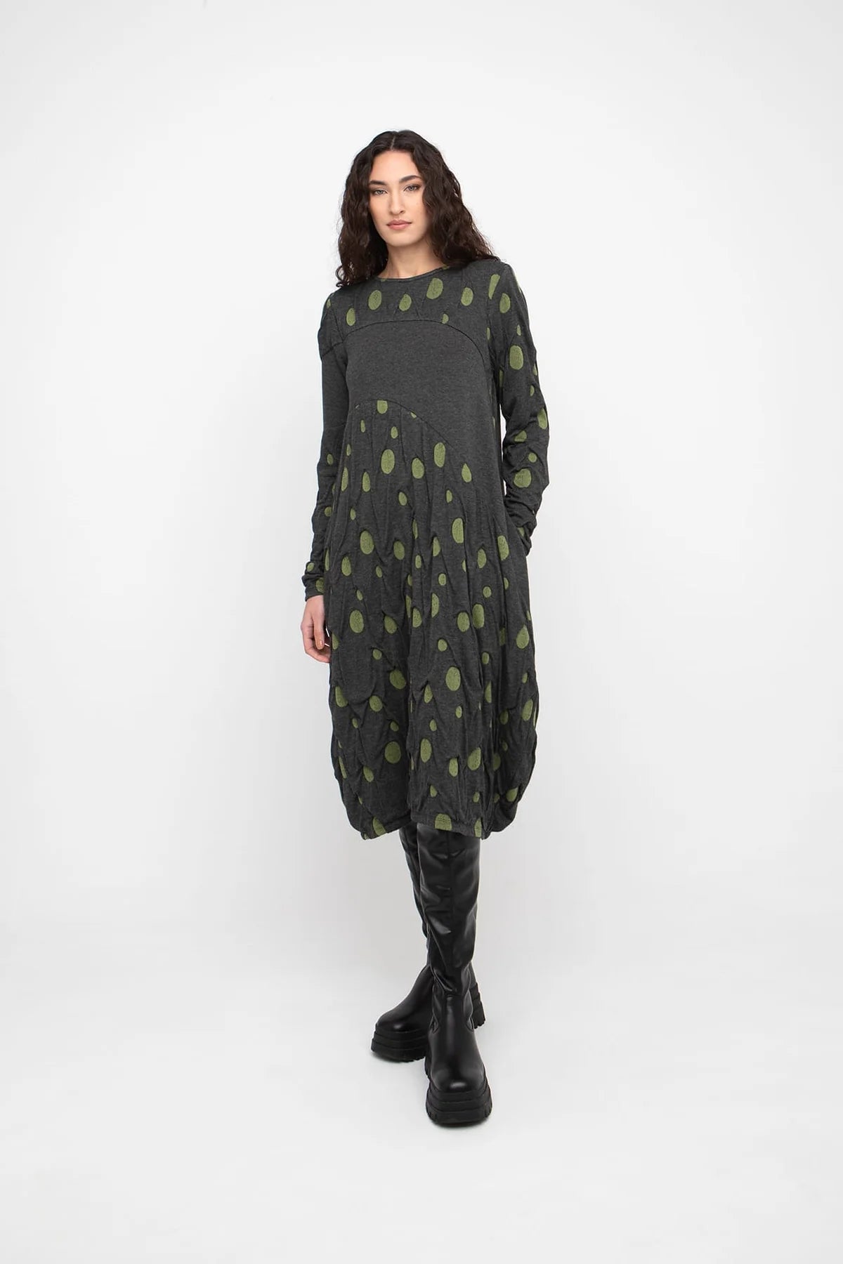 Ozai N Ku Polka Dot Dress