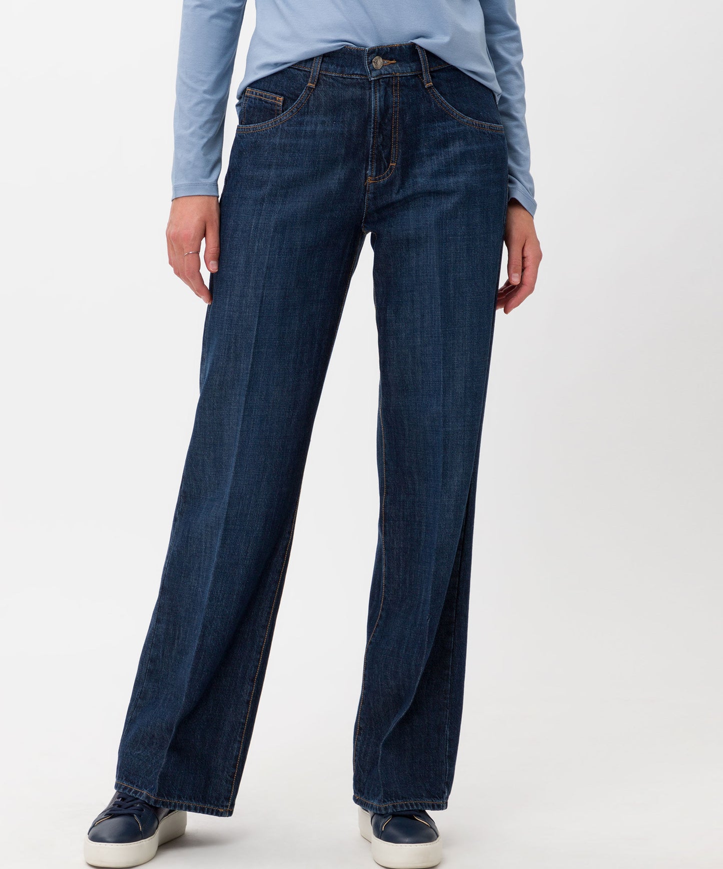 Brax Maine Wide Denim Trousers