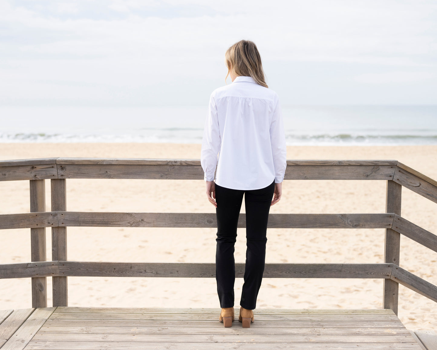 Marble White Shirt
