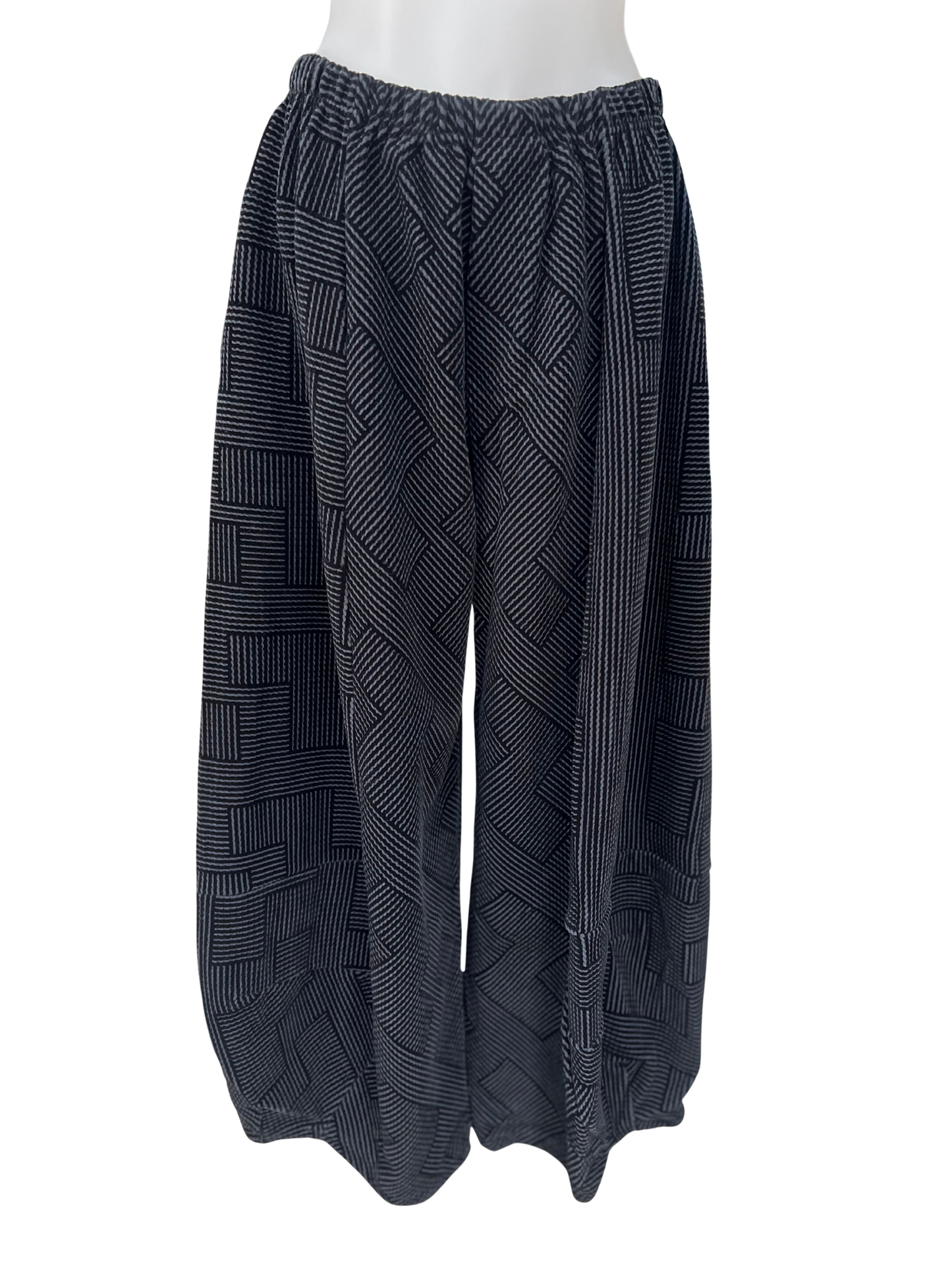 Thanny Blue/Black Trousers