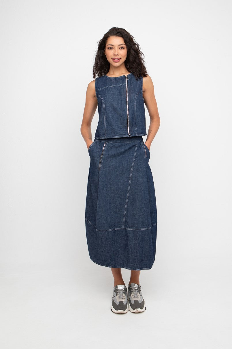 Ozai N Ku Denim Skirt