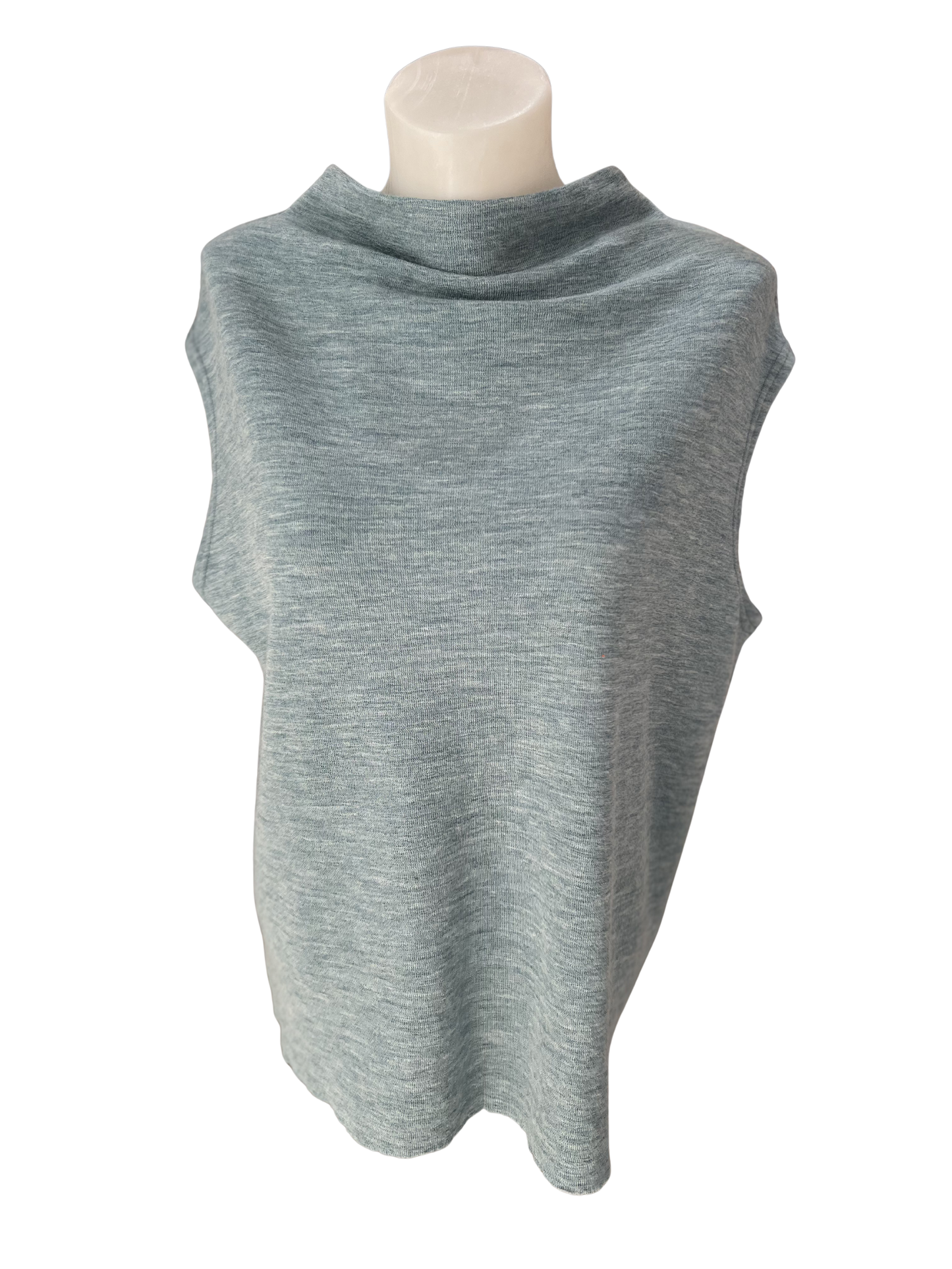 By Basics Draped Neck Box Vest