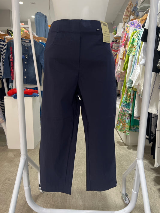 Pinns Navy Bengaline Diamante Trousers