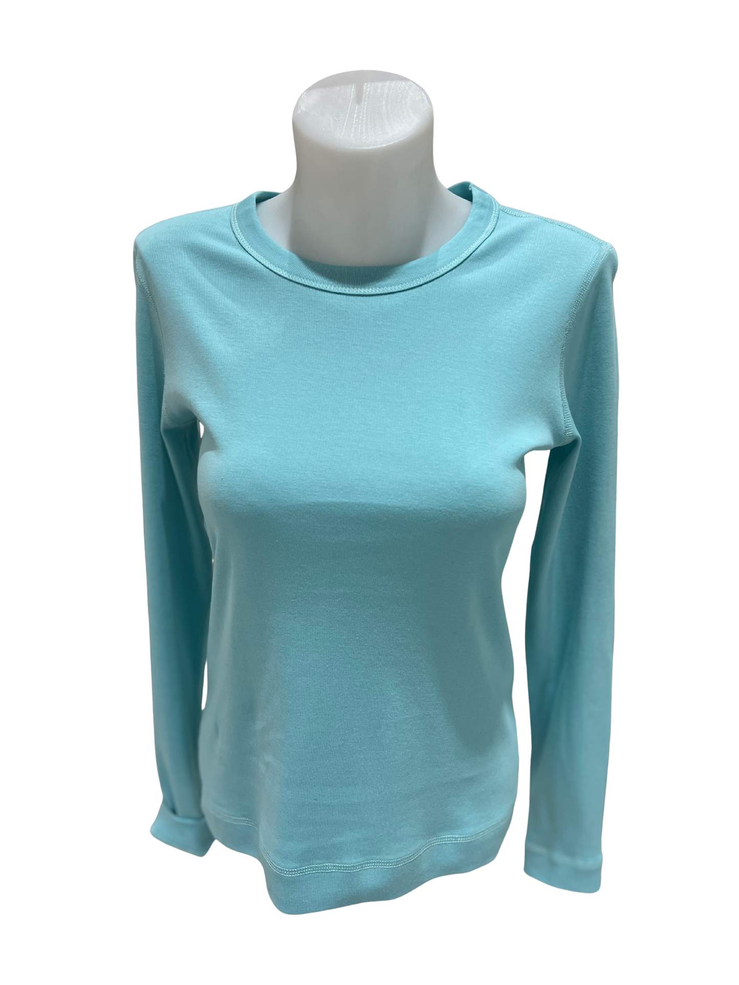 By Basics Turquoise Long Sleeved Top