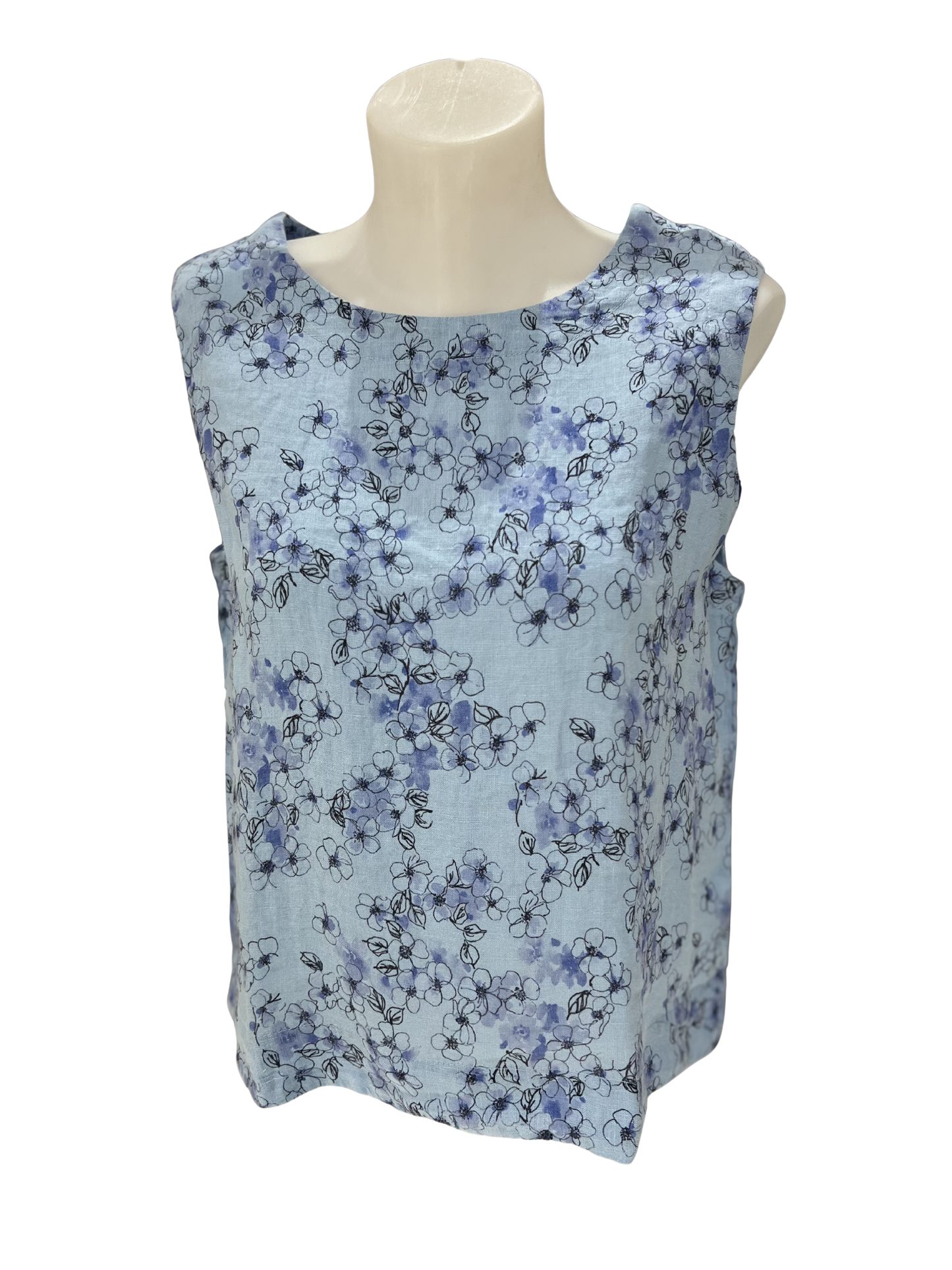 Cut Loose Floral Shell Top