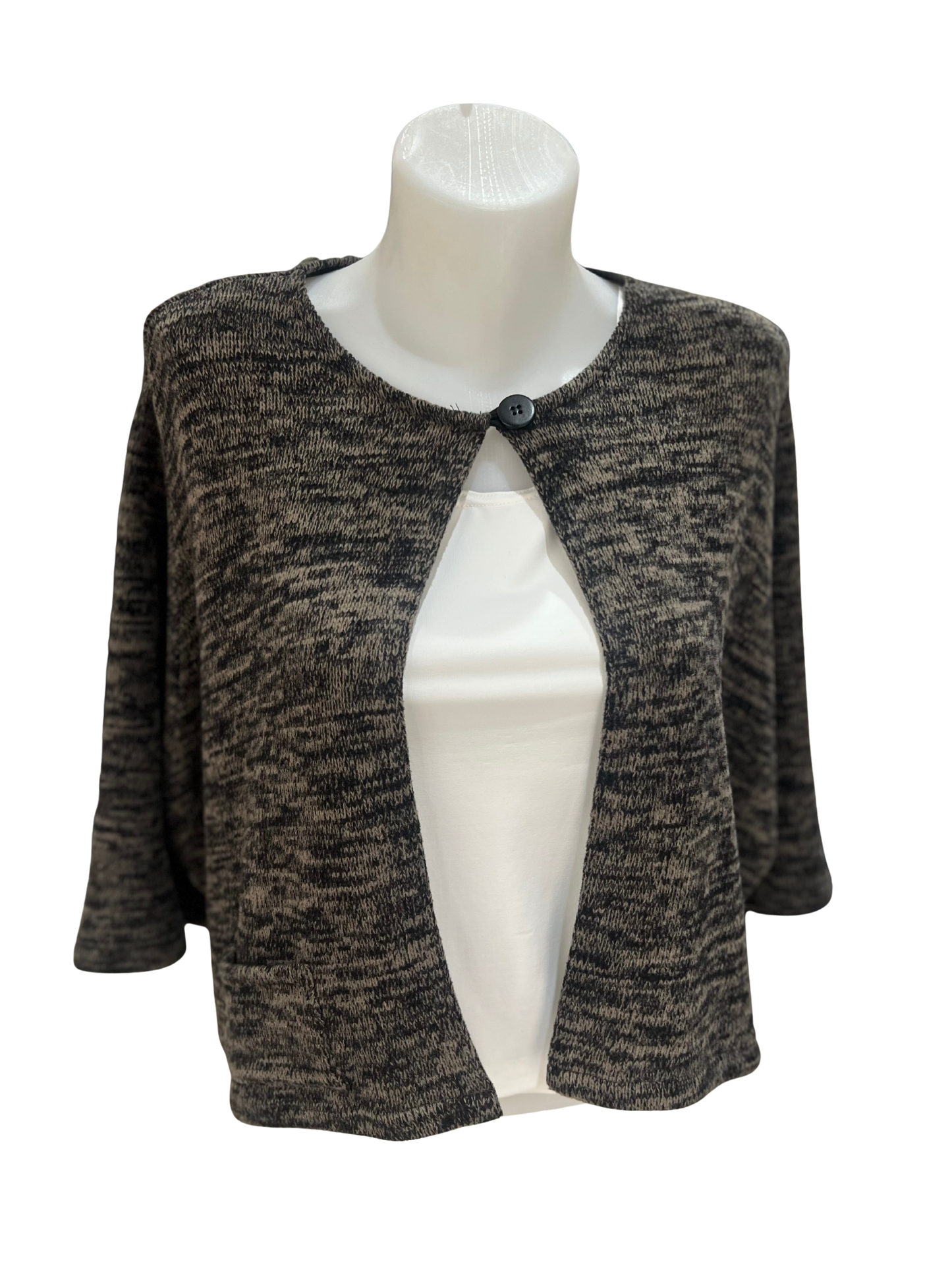 Neirami One Button Cardigan - Cortecchia