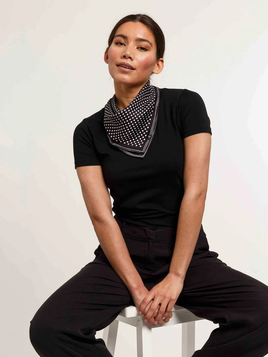 Fraas Dot SIlk Neckerchief