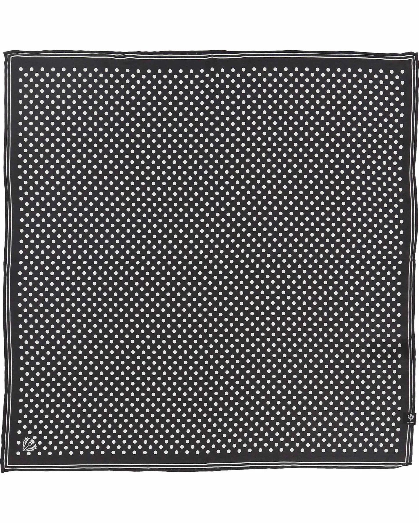 Fraas Dot SIlk Neckerchief