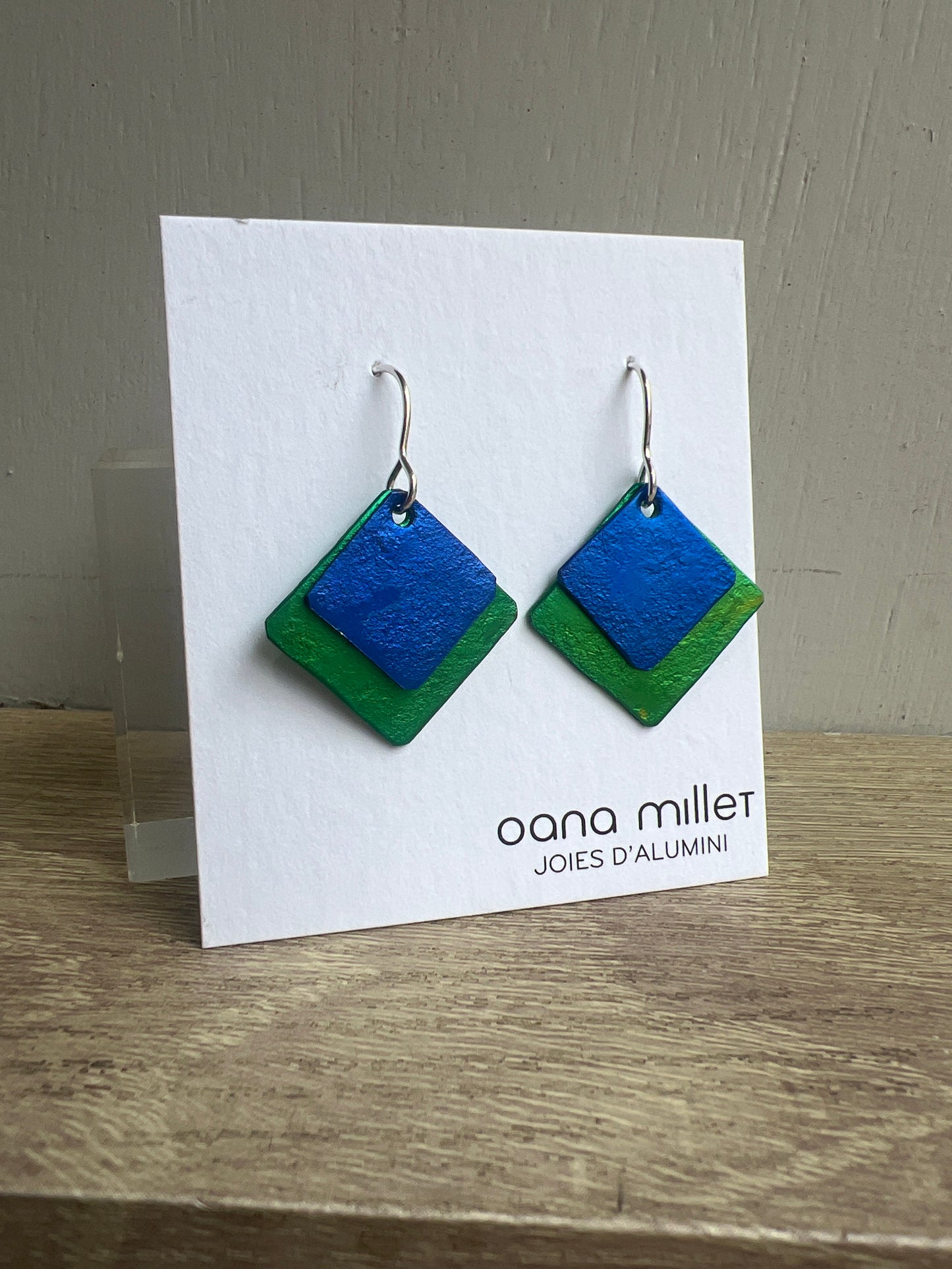 Oana Millet Double Square Earrings