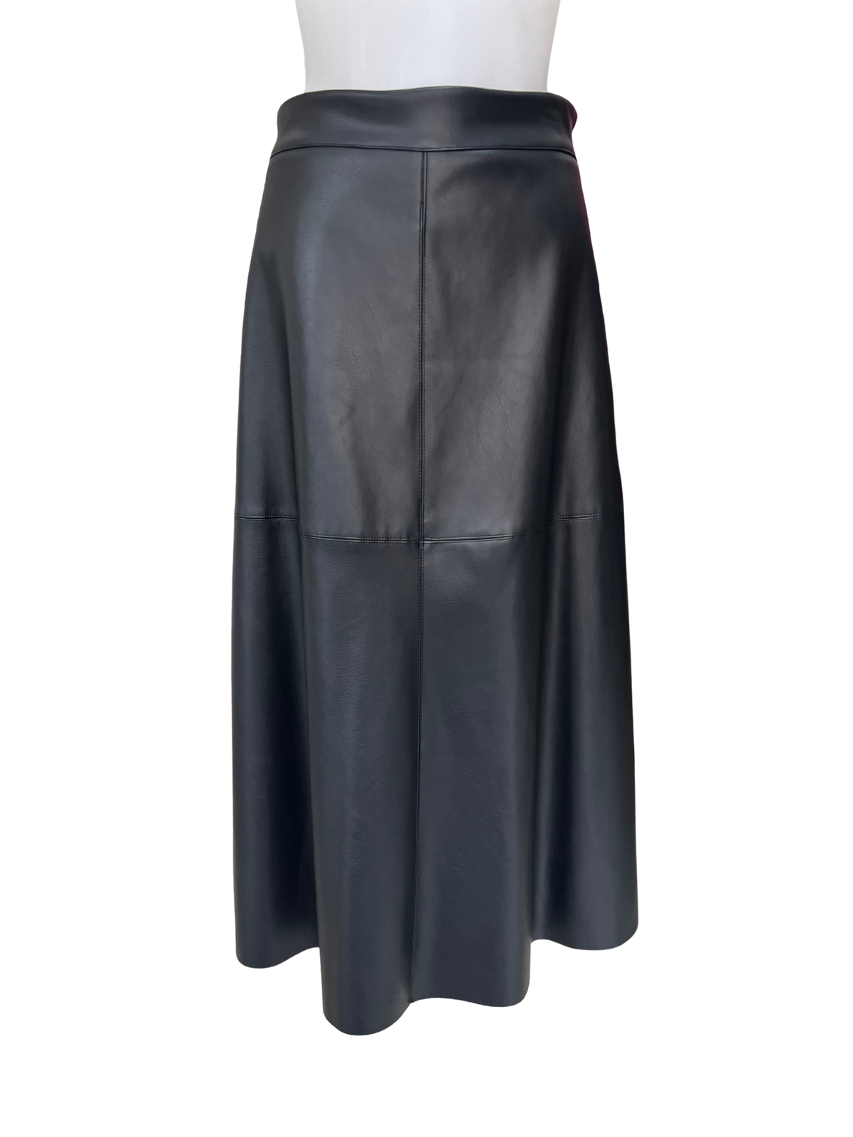 Peruzzi Faux Leather Skirt