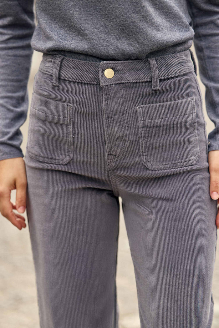 La Petite Etoile Atlanty Grey Cord Trousers