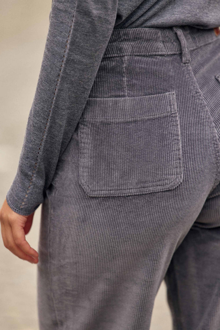 La Petite Etoile Atlanty Grey Cord Trousers