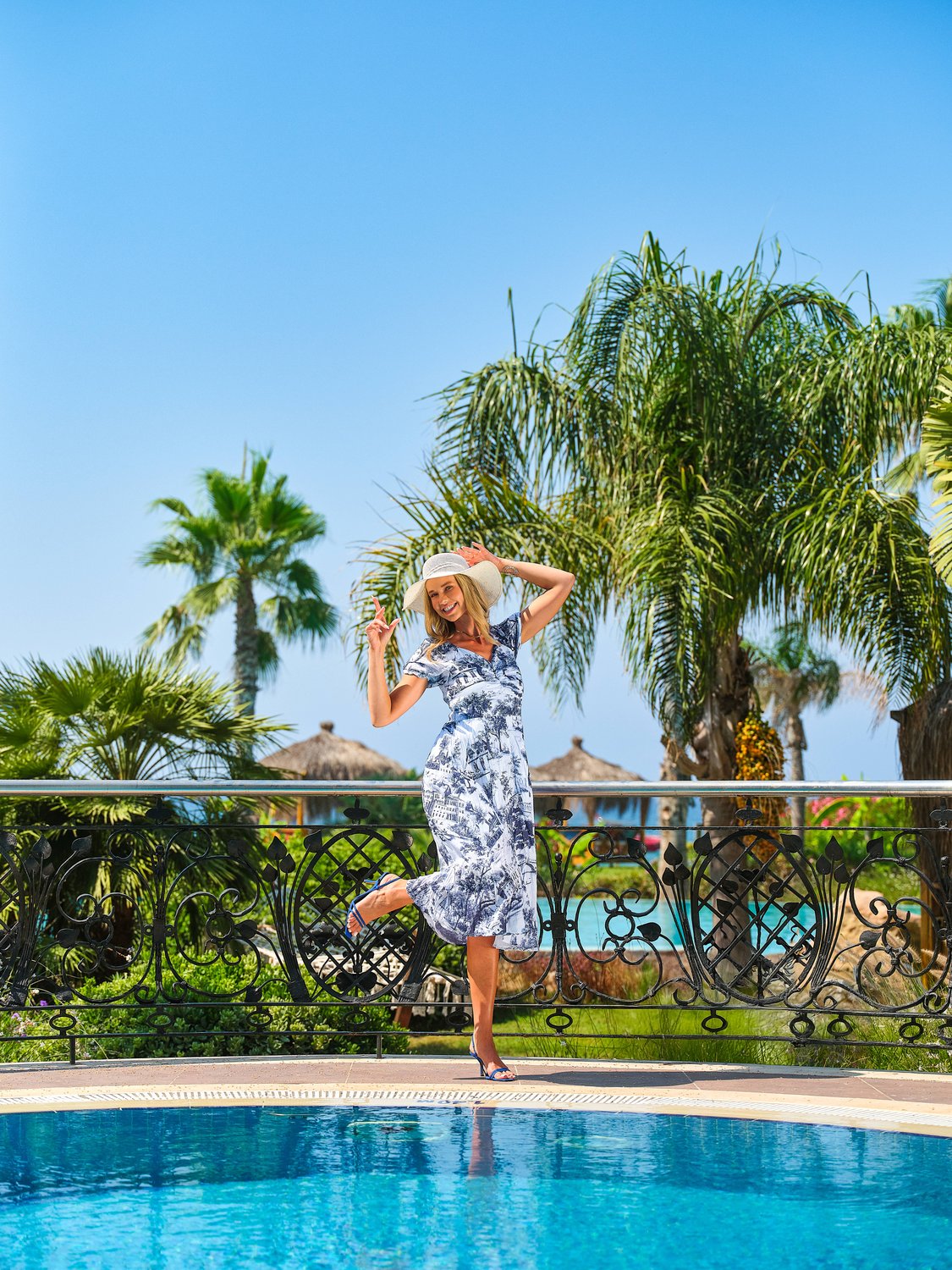 Dolcezza Air de Provence Printed Dress