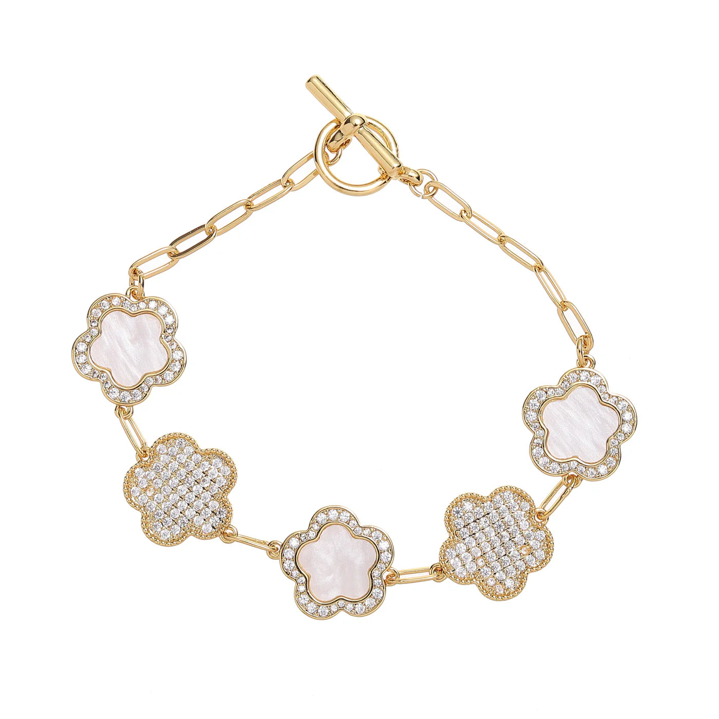 Park Lane Accessories Gold Plated Bracelet with Cubic Zirconia