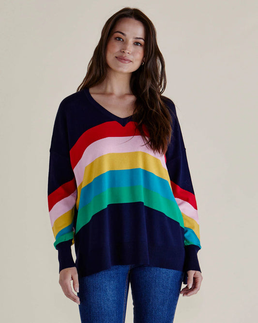 Betty Basics Mimi Rainbow Sweater